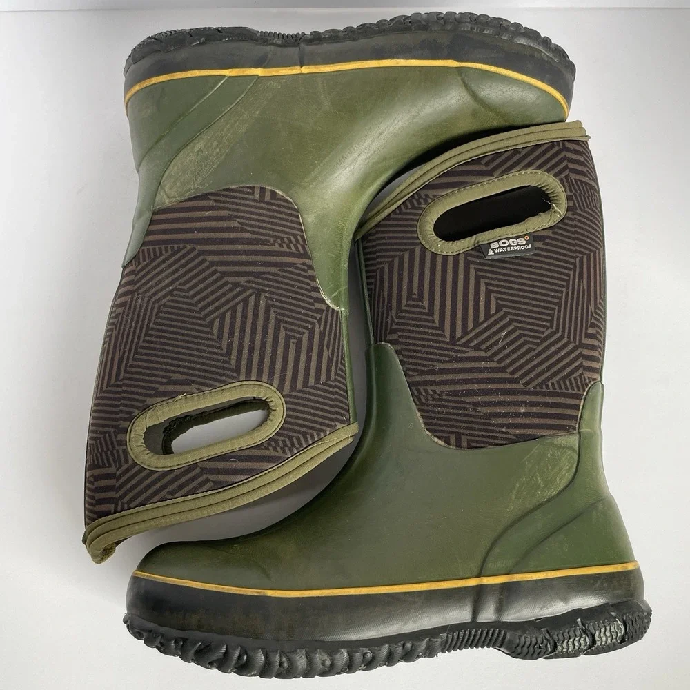 Bogs Classic Phaser Boot Youth 6 Green Waterproof Insulated Outdoor Winter‎ Farm